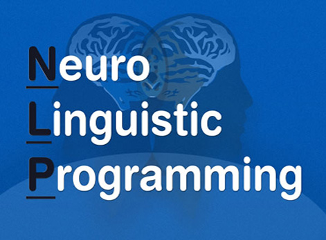 Two heads facing opposite ways describing Neuro Linguistic Programming